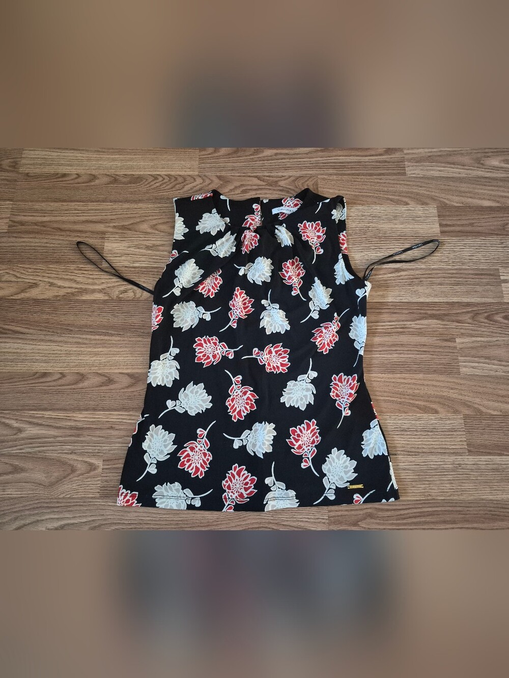 Calvin Klein Floral Sleeveless Top
